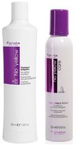 Fanola No-Yellow Shampoo & Foam Set - 350+250ml