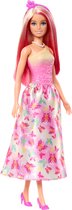 Barbie Zeemeerminpop met Roze Haar - Barbiepop