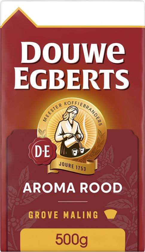 Douwe Egberts Aroma Rood Grove Maling filterkoffie - 6 x 500 gram