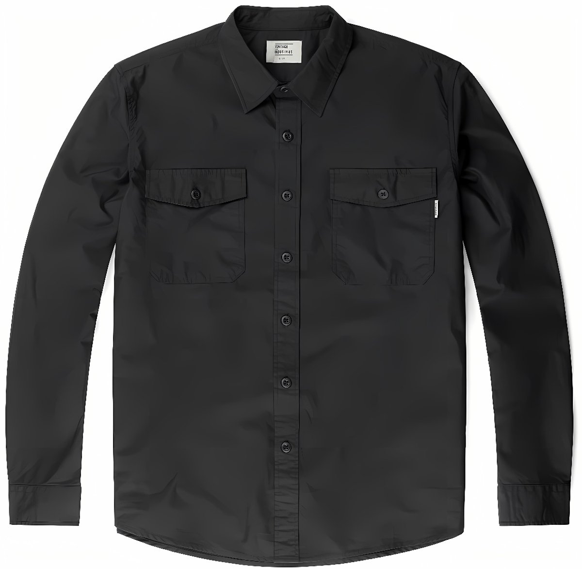 Vintage Industries Boston Heren Longsleeve - zwart - M