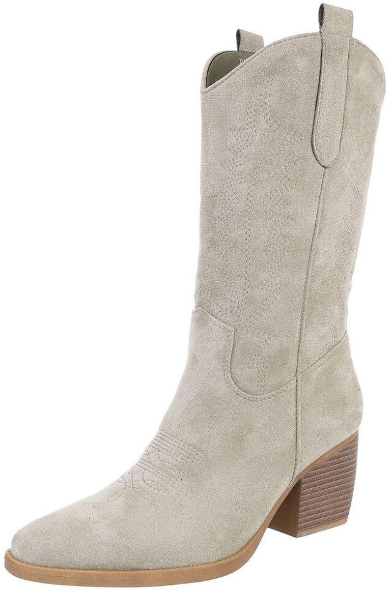 Laarzen - Western stijl blokhak - Dames Mt:36