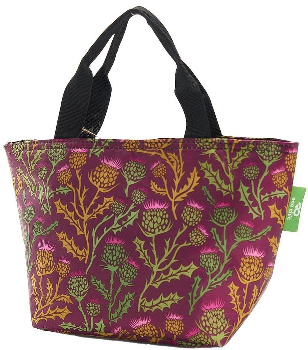 SnelShoppen - ECO CHIC Geïsoleerde Lunchtas - Waterdichte, Herbruikbare Kantoorlunchtas voor Dames en Heren - Duurzame Koeler in Kleurrijke Ontwerpen