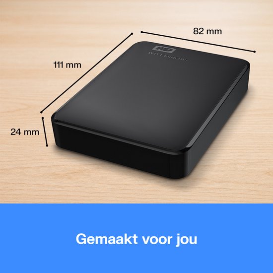 Western Digital Elements Portable - Externe Harde Schijf - USB 3.0 - HDD - 6 TB — afbeelding 2