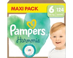 Pampers Harmonie Luiers Maat 6 - Maandbox - 124 Luiers - 13kg+