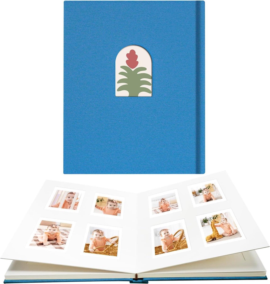 Fotoalbum - Album Boek - Herinneringen Bewaren - Linnen Kaft - 221x269 cm - Blauw