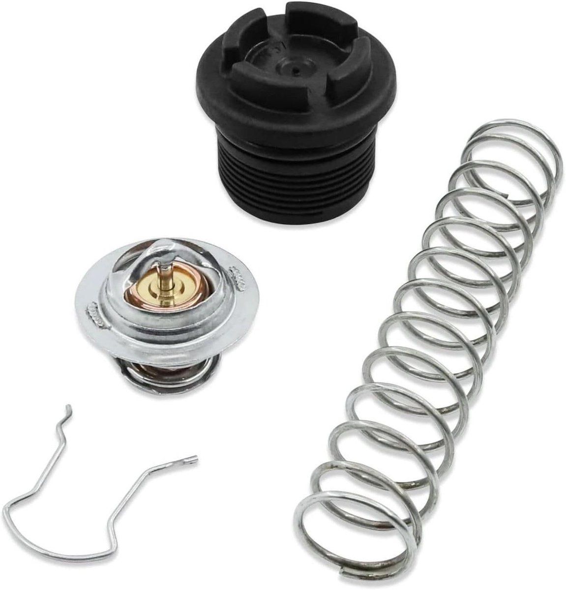 Thermostaat Vervangingskit - Temperatuurregelaar Kit - Zwembad Verwarming - Corrosiebestendig Materiaal - 10x10x10 mm - Zwart