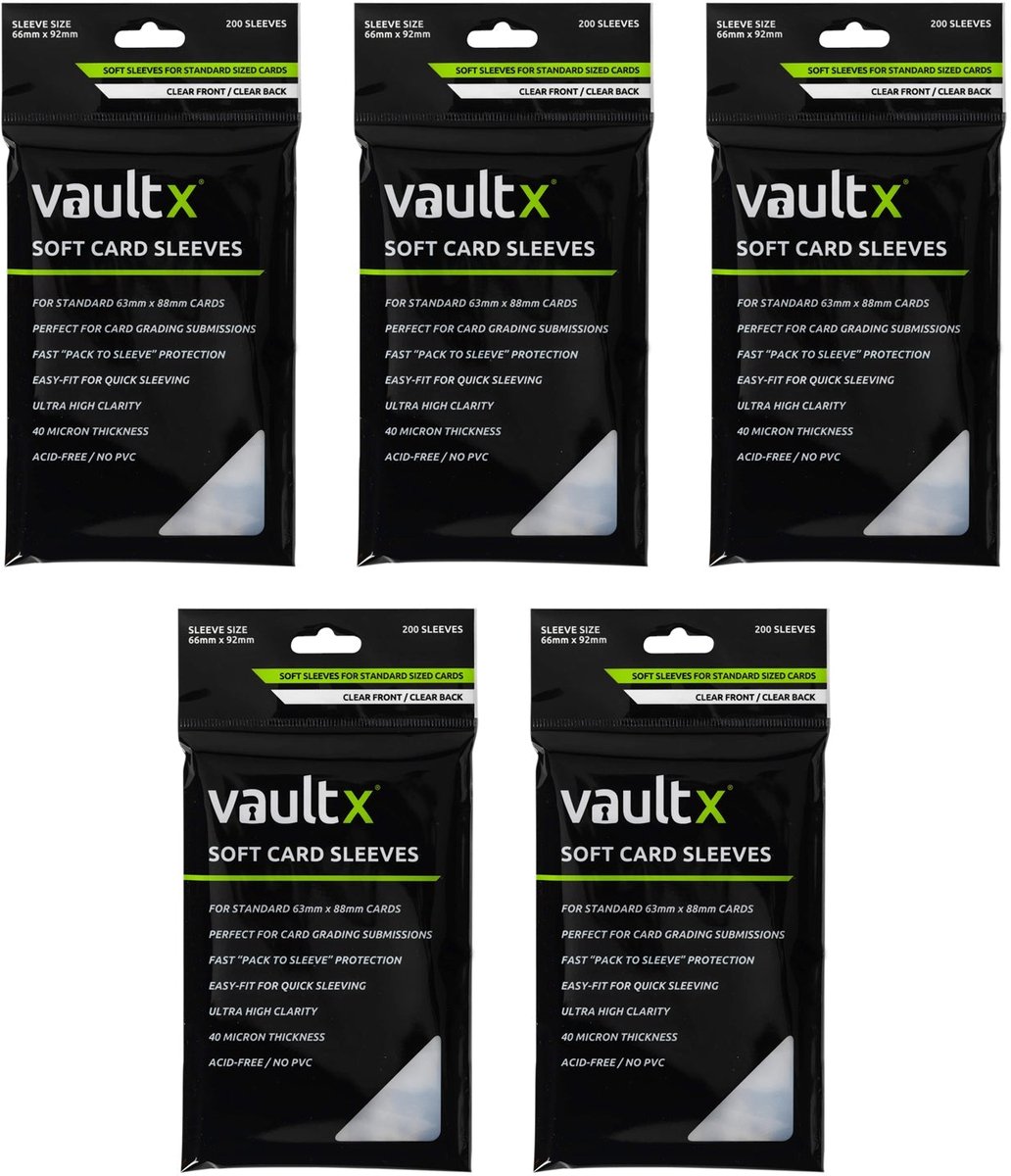 Vault X Penny Sleeves Voor Sportkaarten & TCG - 1000 Stuks