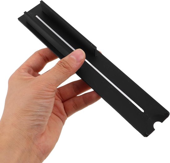 Biljart Keu Trainer - Stootcorrectie Hulpmiddel - Biljart Vaardigheidstraining - Ergonomisch Ontwerp - 20 x 3 x 2.7 cm - Zwart — afbeelding 5