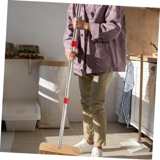 Vervangende Dweilstok - Dweilhandvat Dweilsteel - Huishoudelijk Schoonmaken - Verstelbare Lengte - 146 cm - Multi — afbeelding 3