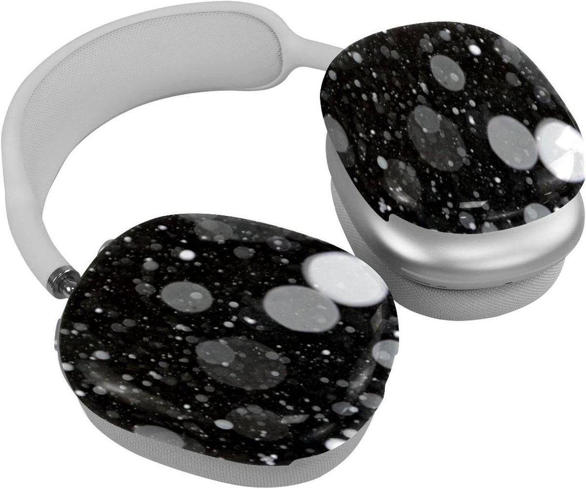 Hoesjes voor AirPods Max - Oordopjes Beschermers - Bescherming Hoofdtelefoon - Krasbestendig PBT Materiaal - 2 Paar - Wit Bokeh Lichtjes