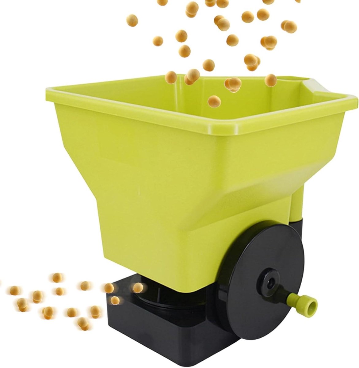 Handstrooier Gazon - Zaaimachine Tuin - Gras Zaaien - Verstelbare Stroomcontrole - 24 cm Hoog - Groen