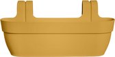 Elho Vibia Campana Easy Hanger XL 58 - Plantenbak voor Balkon - Balkonbak - 100% Gerecycled Plastic - L56 x B26.8 x H23.7 cm - Honinggeel