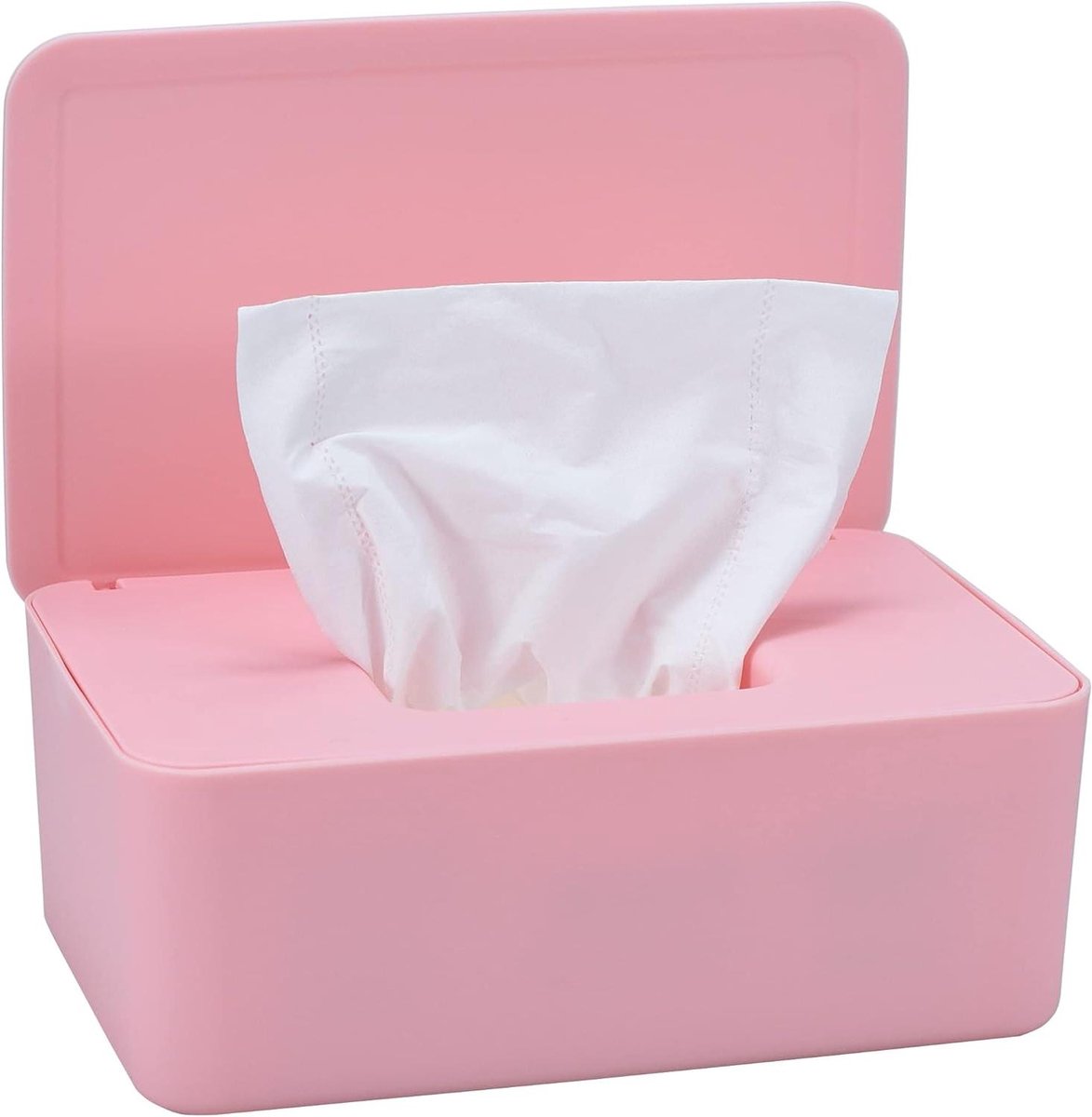Luierdoekjes Dispenser - Babydoekjes Houder - Doekjes Vers Houden - Antislip Voetjes - 185 cm x 114 cm - Roze