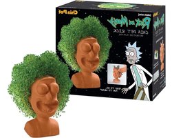 Chia Pet Rick & Morty - Potplanter Geanimeerd - Planten Kweken - Decoratief Ontwerp