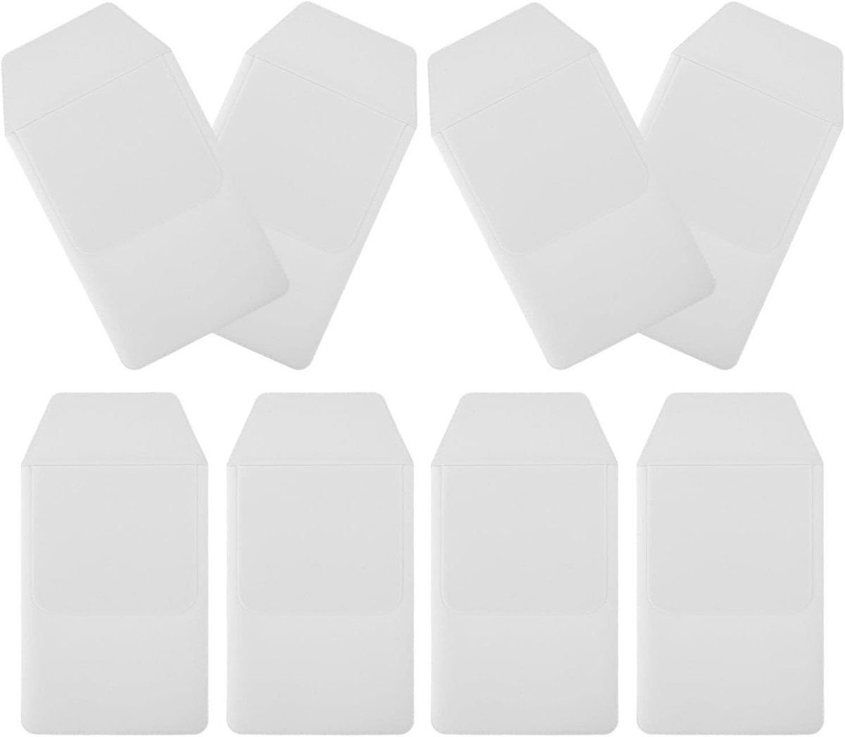Penbeschermers Zakorganizer - Pennenzak Overhemd - Kleding Beschermen - Lichtgewicht PVC Constructie - 8 Stuks - Wit