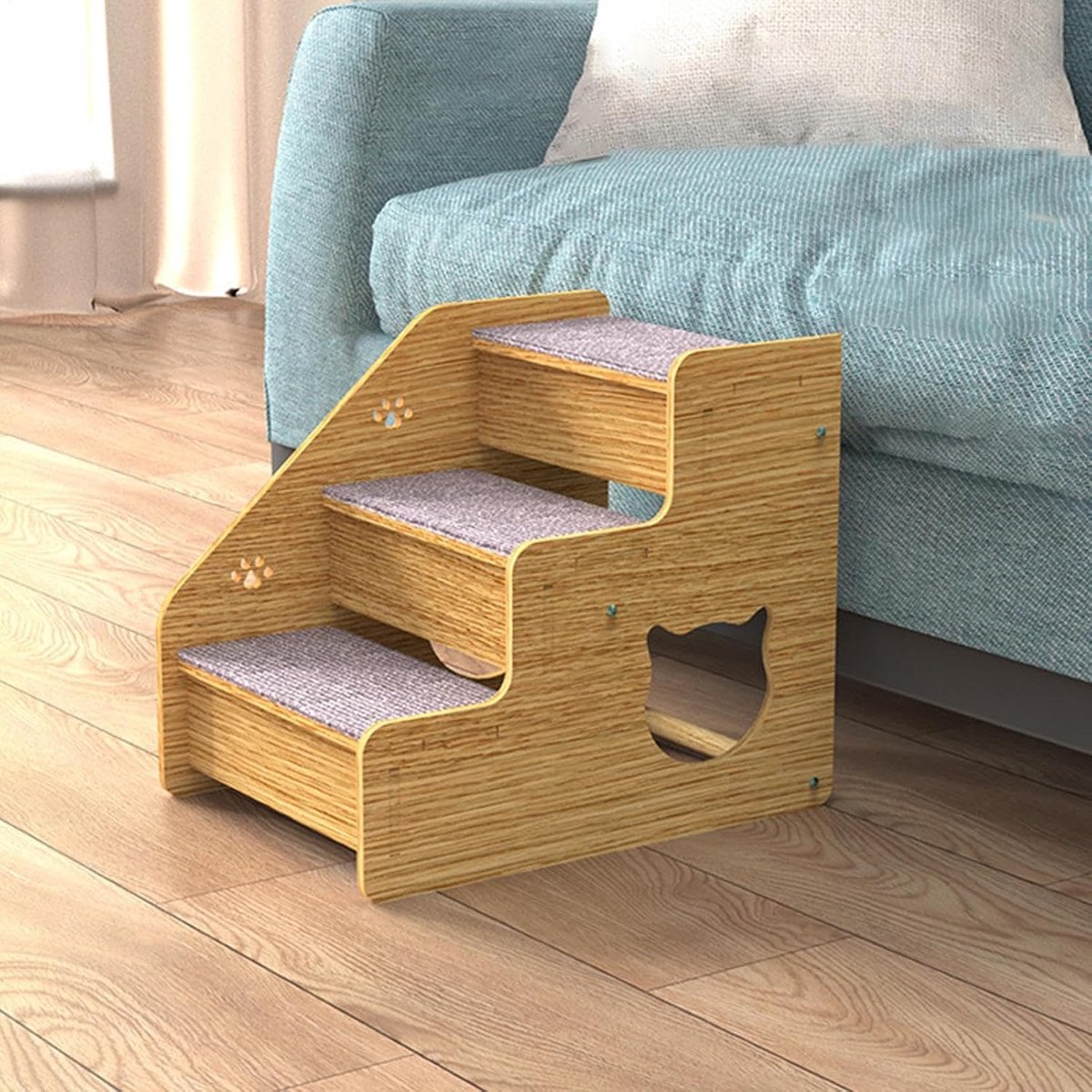 Huisdiertrap - Honden trappen - Huisdier mobiliteit - Antislip onderkant - 40 x 35 x 30 cm - Niet gespecificeerd