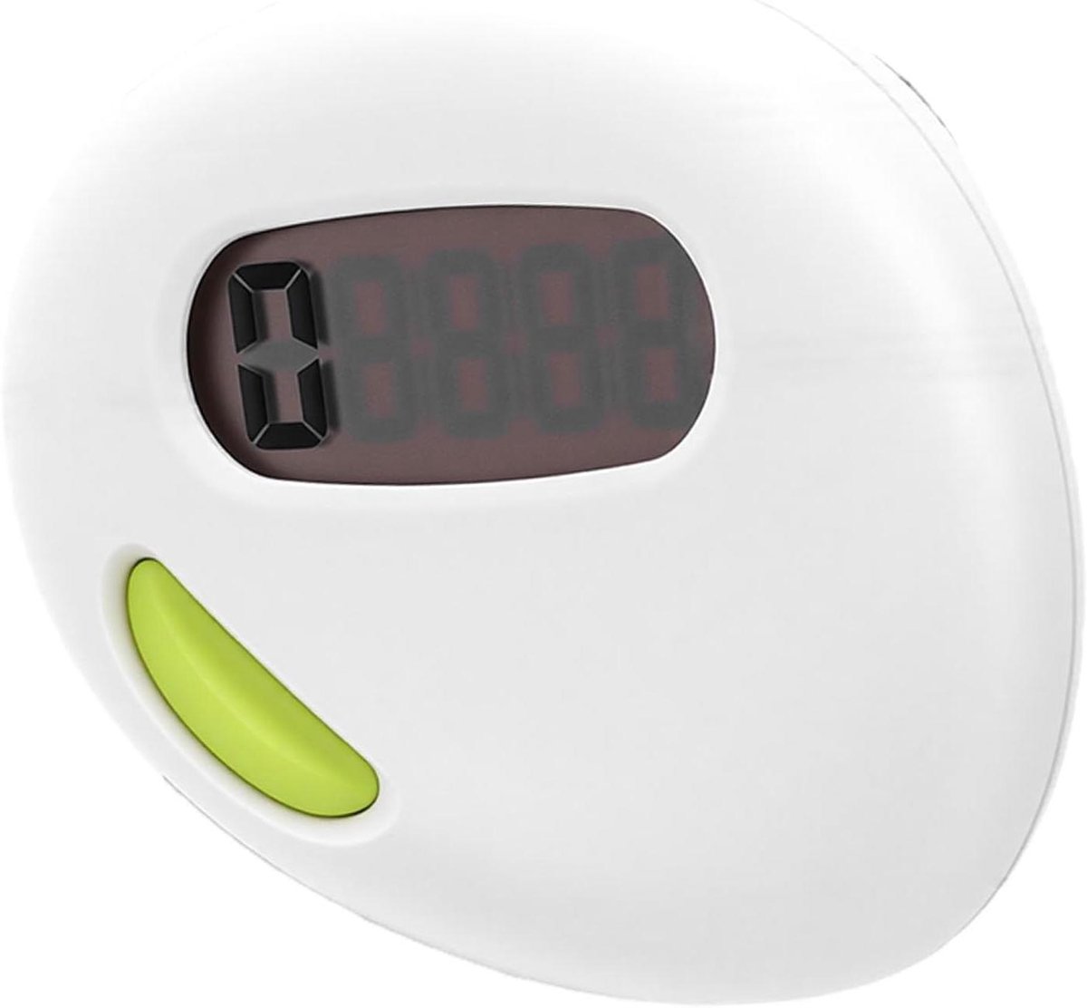 2D Stappenteller - Pedometer Wandelen - Stappen Tellen - Nauwkeurige Registratie - 4 x 3.5 x 1.8 cm - Wit