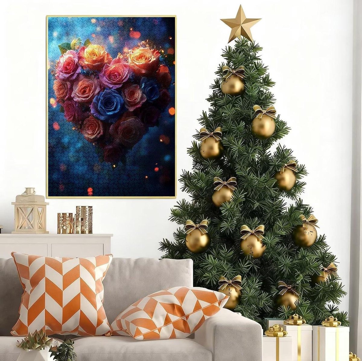 Puzzel 4000 stukjes - Legpuzzel Volwassenen - Intelligentie Spel - Genummerde Rug - 141x87 cm - Roze