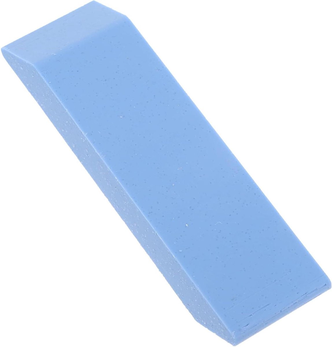Schrobborstel - Vlekkenverwijderaar Reinigingsgum - Pannen Schoonmaken - Zachte Rubberen Kop - 8 cm - Blauw