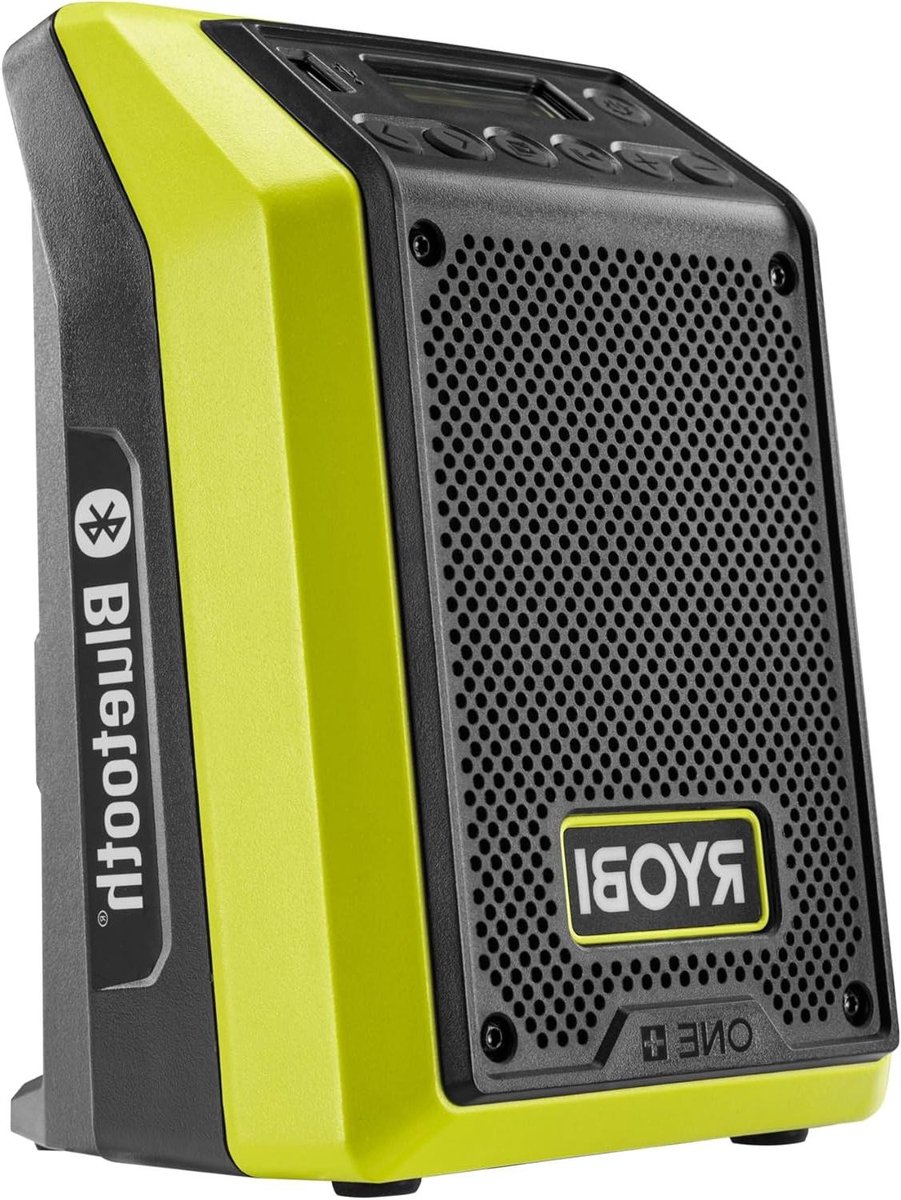 Draadloze Bouwradio - Accu Radio Bluetooth - Muziek Streamen Bouw - 25 Meter Bereik - 10 Watt - Zwart