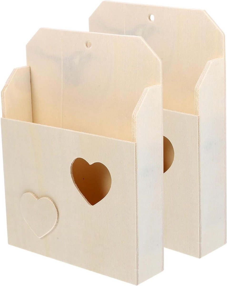 DIY Opbergdoos - Knutselbox Envelop - Huis Kantoor - Lege Oppervlak - 18x13.5x3.5 cm - Beige