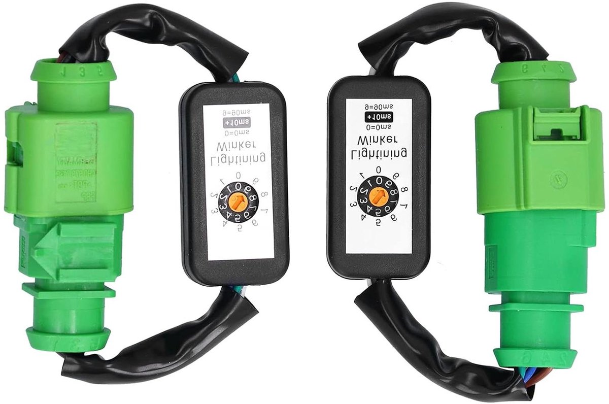 Dynamische Knipper Module - Knipper Adapter Set - Voertuig Verlichting - Instelbare Vertraging - 6-pins - Niet gespecificeerd