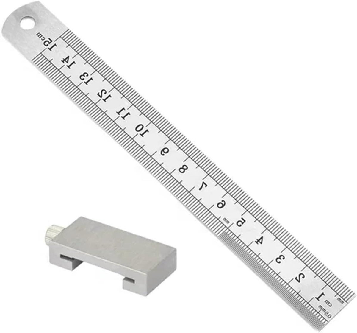 Meetinstrumentenset - Metaaltimmerman Timmerwerk - Houtbewerking - Positioneringslimietblok - 39mm - Metaal