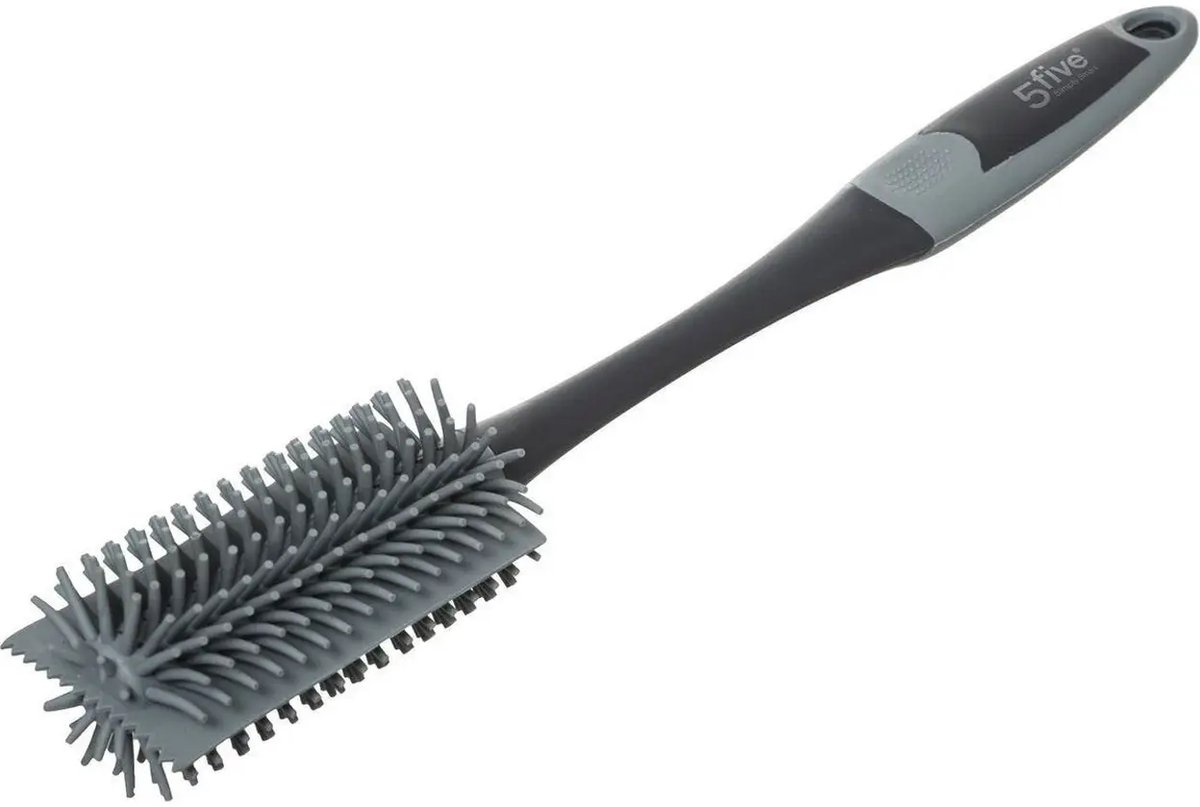 5five - Rubber Bottle Brush - 35 cm, Grijs