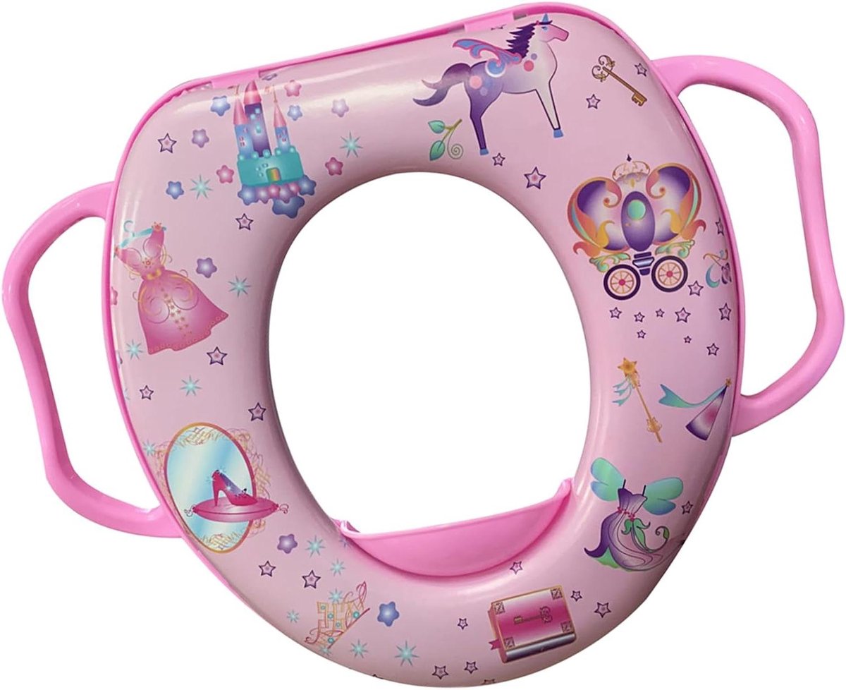 Baby Potje - Zindelijkheidstraining Stoel - Zindelijkheidstraining Peuters - Overflow-Proof Design - 36 x 29.5 x 7 cm - Roze