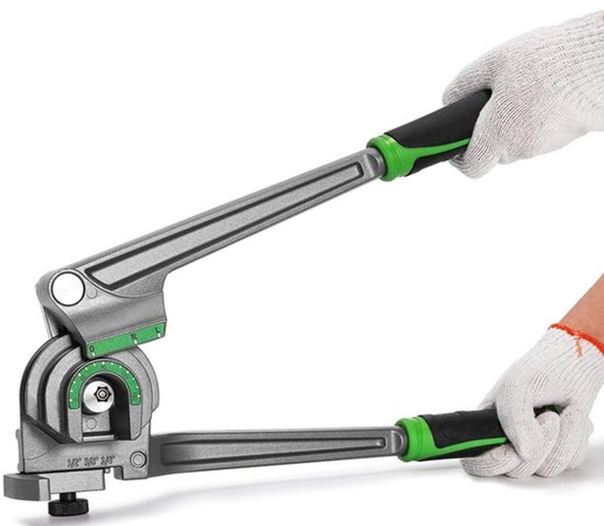 Buisbuiggereedschap Lichtgewicht 3-in-1 - Buigen 1/4/3/8/1/2 Inch - Hoekige Schijven - Nauwkeurig Buigen - Breed Buigbereik 0-180 Graden - Geschikt voor HVAC - Pijpbuiger