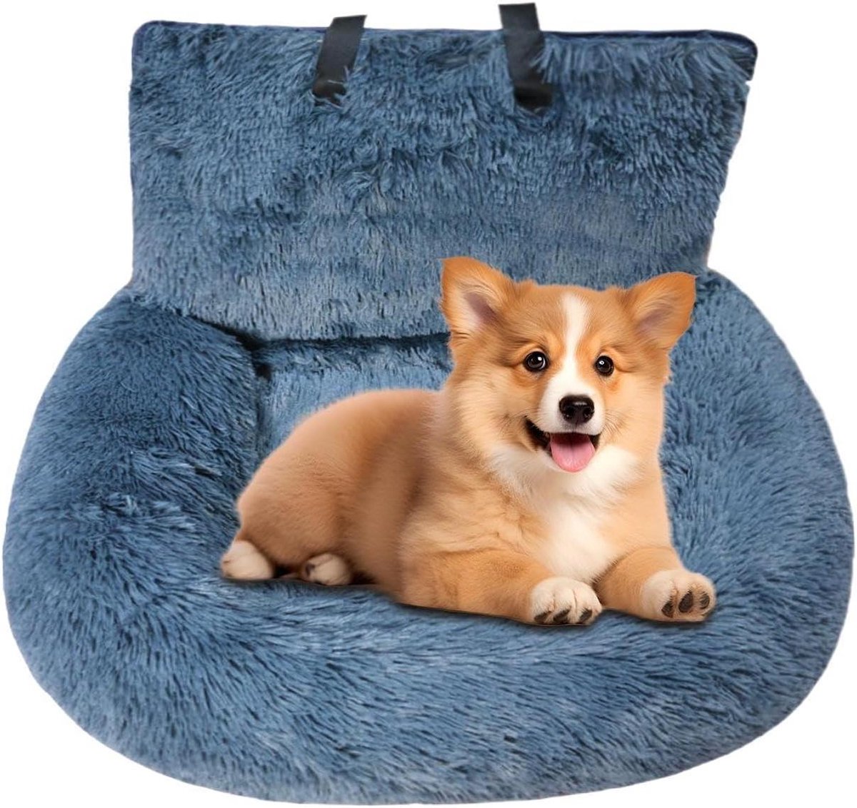 Autostoel Hond - Zitverhoger Auto - Veilig Reizen - Antislip Stabiliteit - 60 x 60 cm - Donkergrijs