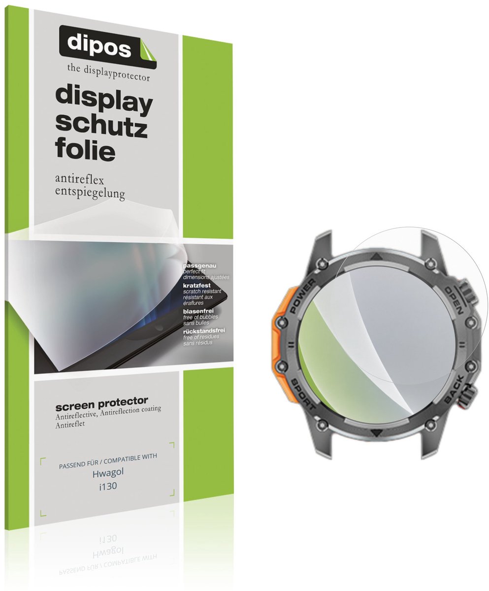 dipos – 6x Matte Beschermfolie geschikt voor Hwagol i130 | Krasbestendige & antireflecterende Screenprotector Ultra-Thin