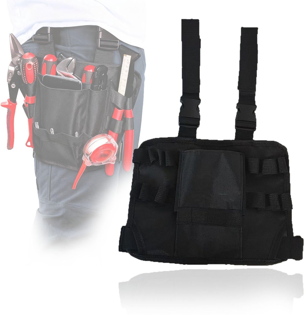 Dailygoods - Gereedschapstas voor Elektriciens - Multifunctionele Organizer voor Doe-Het-Zelvers