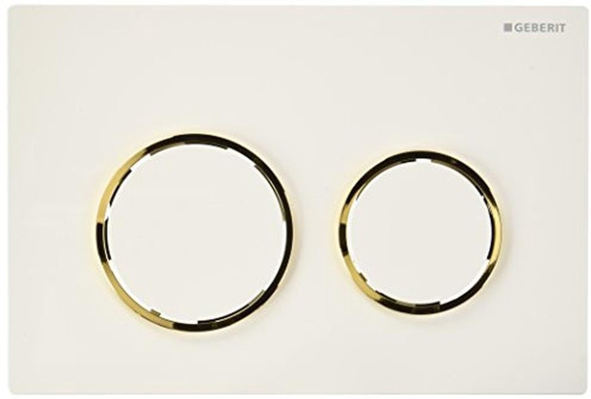 Dailygoods - Aandrijfplaat Omega20 voor 2 Spoelvolumes in Wit