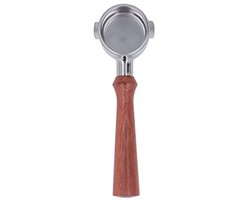 Dailygoods - 51mm Portafilter voor Koffie - Bottomless Filter met Houtgreep