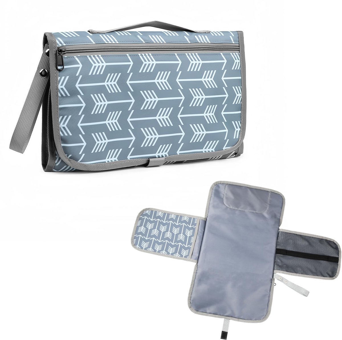 Dailygoods - Waterdichte Verschoonmat voor Reizen - Opvouwbare Verschoonmat Organizer