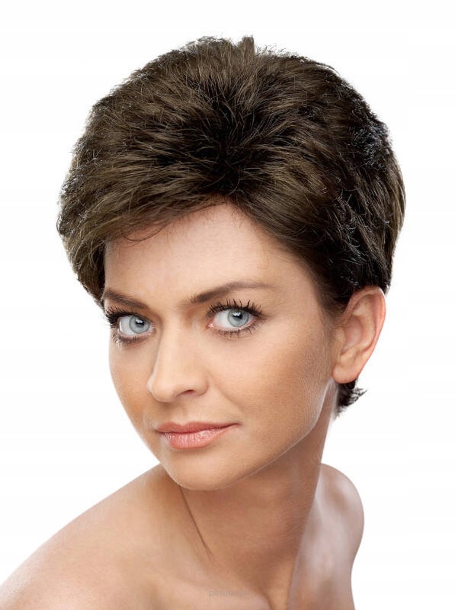 Merkloze Synthetische Pruik - Natuurlijke Look