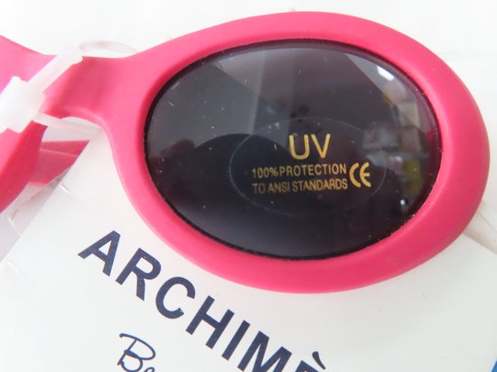 Archimede - Zonnebril - Kids - Rood - UV 100% van Archimede — afbeelding 3