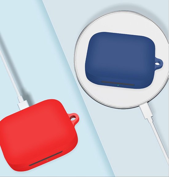 Cilicone Hoesje compatibel met OPPO ENCO X3i, ultradunne zachte hoes, slim fit, valbestendig, niet gemakkelijk vuil - legergroen — afbeelding 2