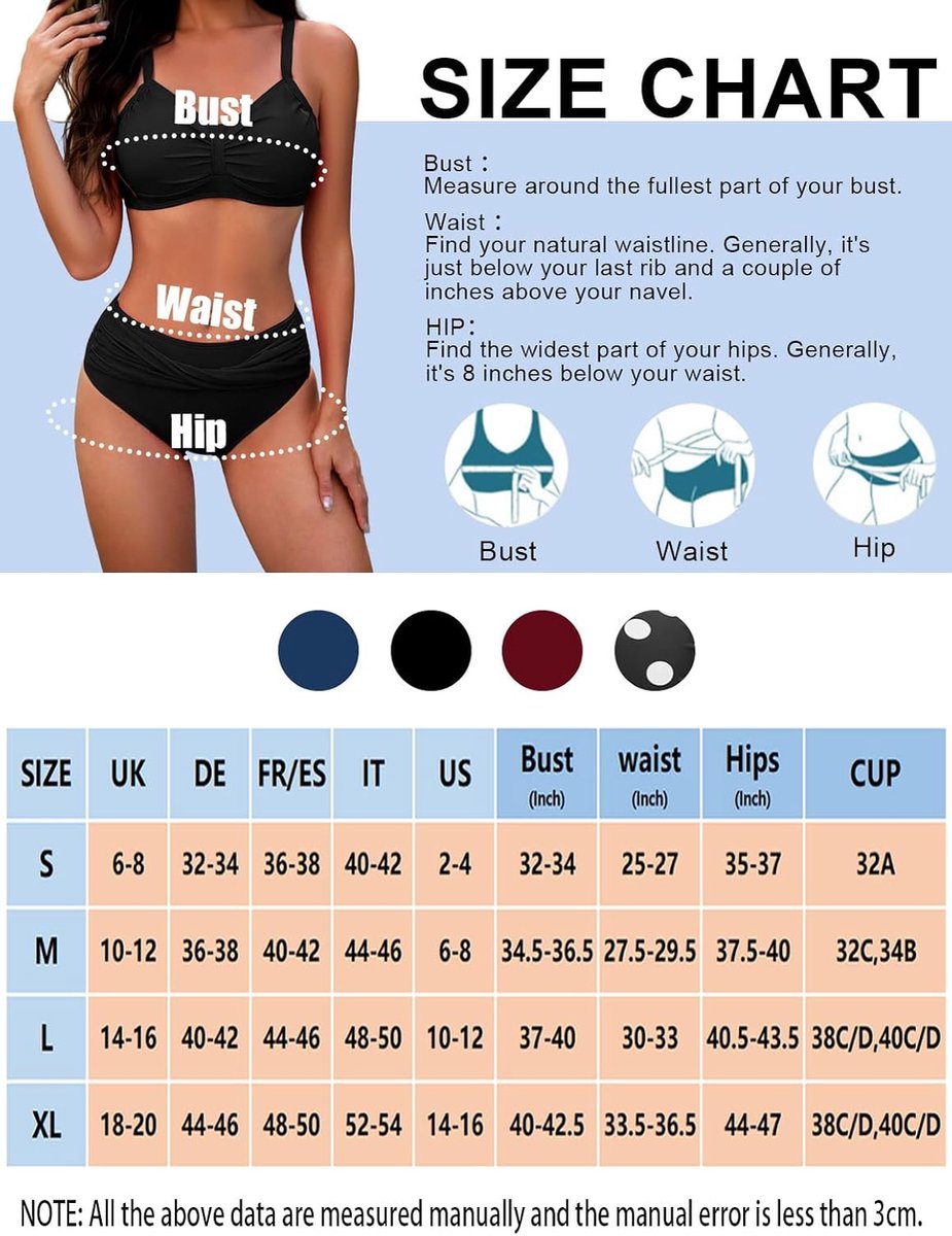 Gedraaide plooien, hoge taille, bikini, tweedelig badpak, retro bandjes, hoge taille bikini