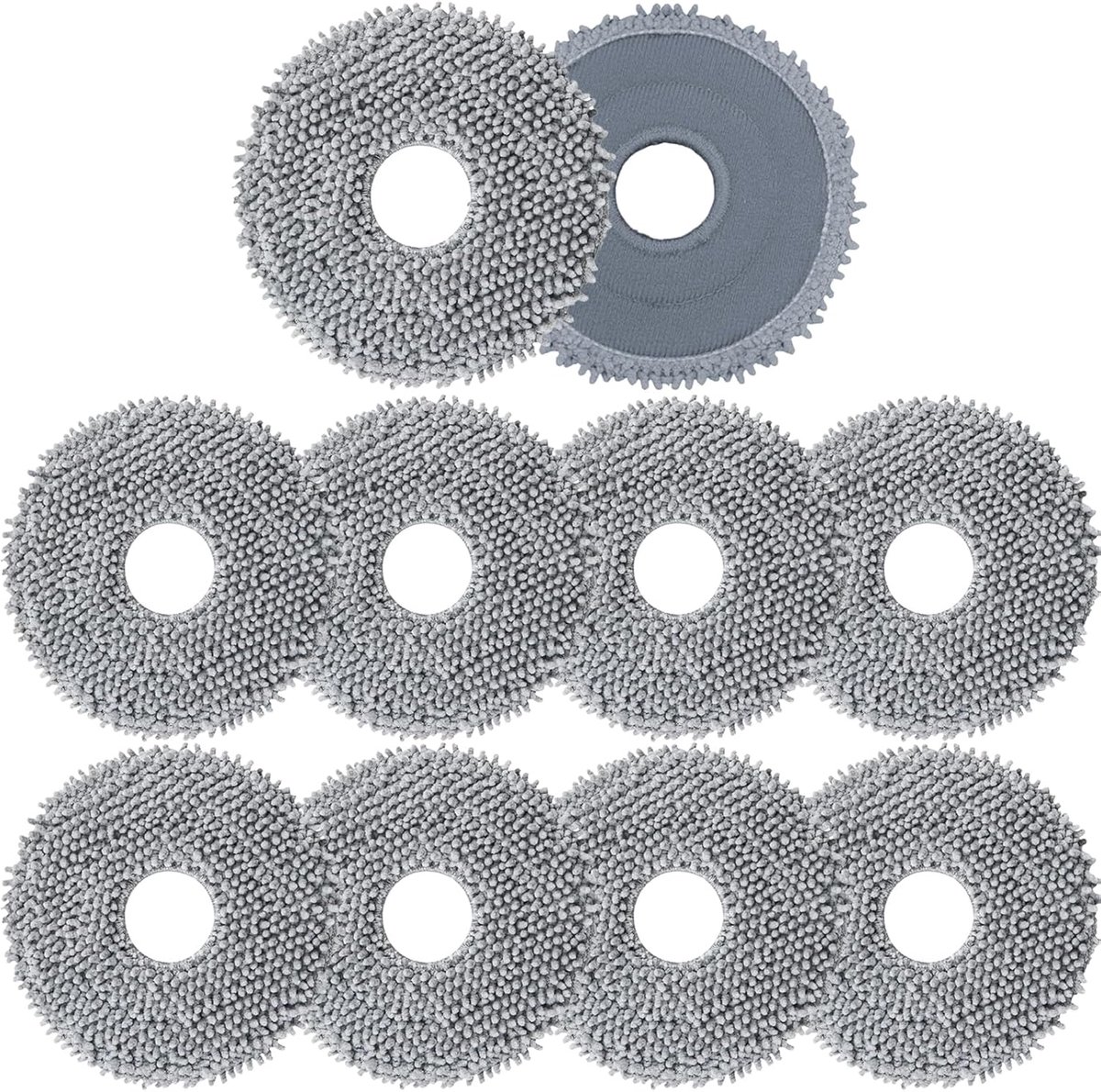 Reserveonderdelen voor Roborock Q Revo/Qrevo S/Pro/MaxV/Master/Slim/Curve/Edge/Saros 10R/Z70 robotstofzuiger, roterende reinigingspads, wasbaar, wisserdoek, accessoireset