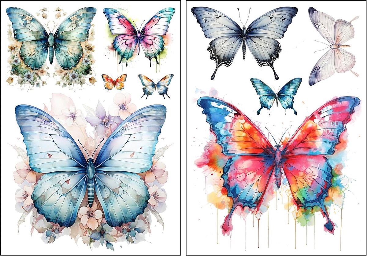 Tijdelijke tattoo-stickers - waterdichte nep-tatoeages lichaamsdecoraties voor vrouwen en meisjes