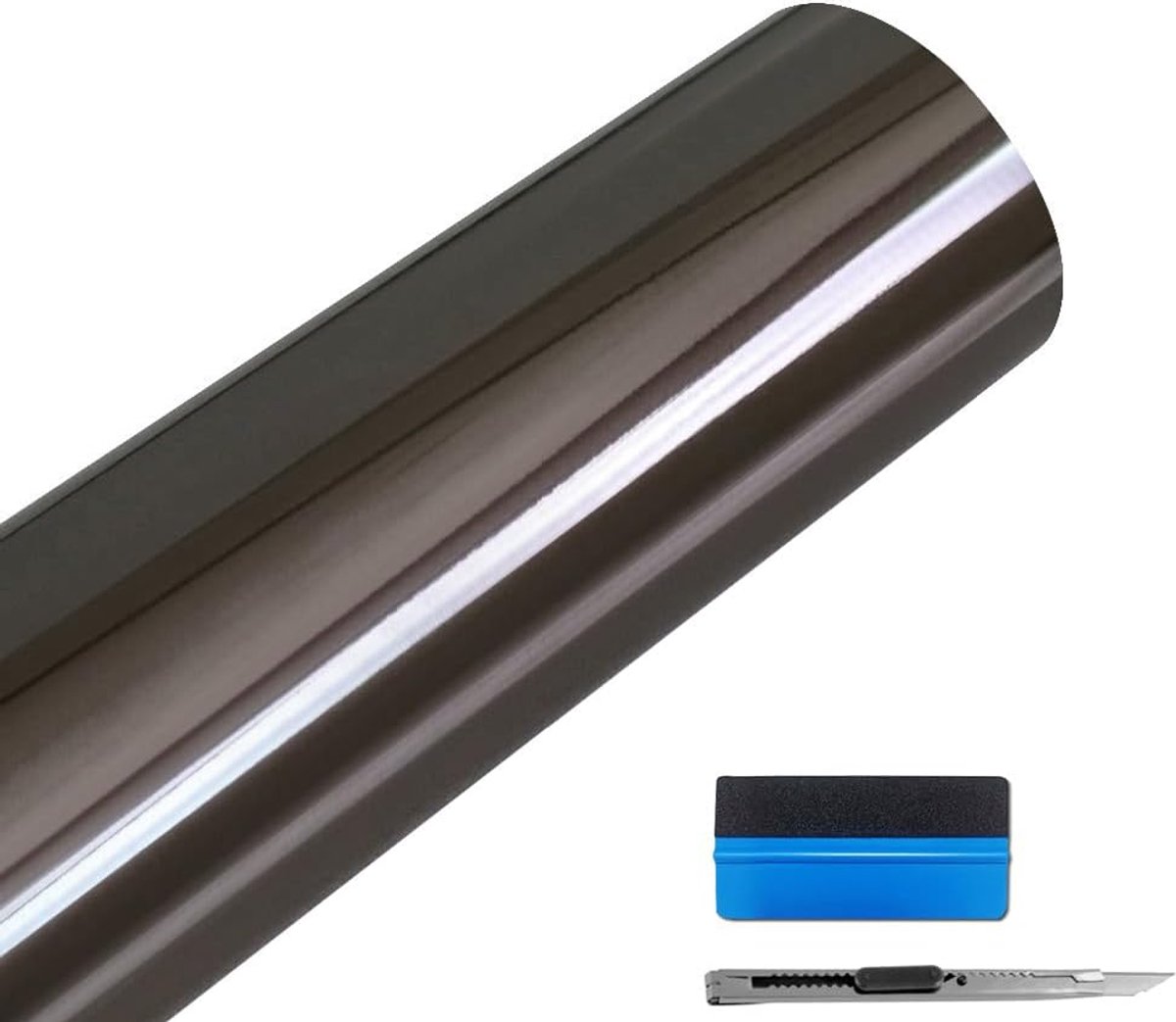 Glanzende spiegel chroom vinylfolie Film Sticker bubble-free DIY auto fiets motor body cover Zelfklevende Wrapping Film