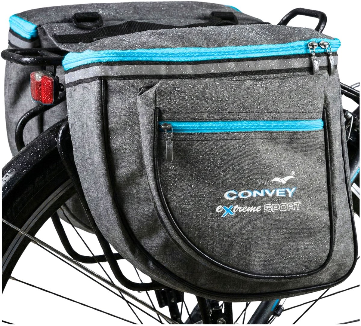 Merkloze Fietsbagagedrager Tas 16L - Waterdicht & Reflecterend