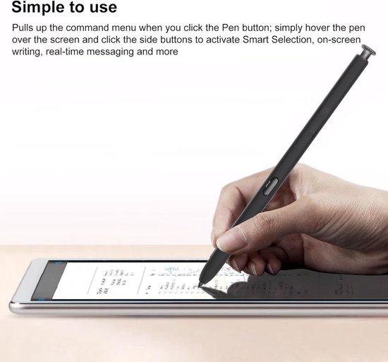 Ultra 5G S Pen Vervanging voor S24 Ultra 5G Touch Stylus Pen, S24 Ultra S Pen zonder Bluetooth, met vervangende tips/penpunten (zwart) — afbeelding 4