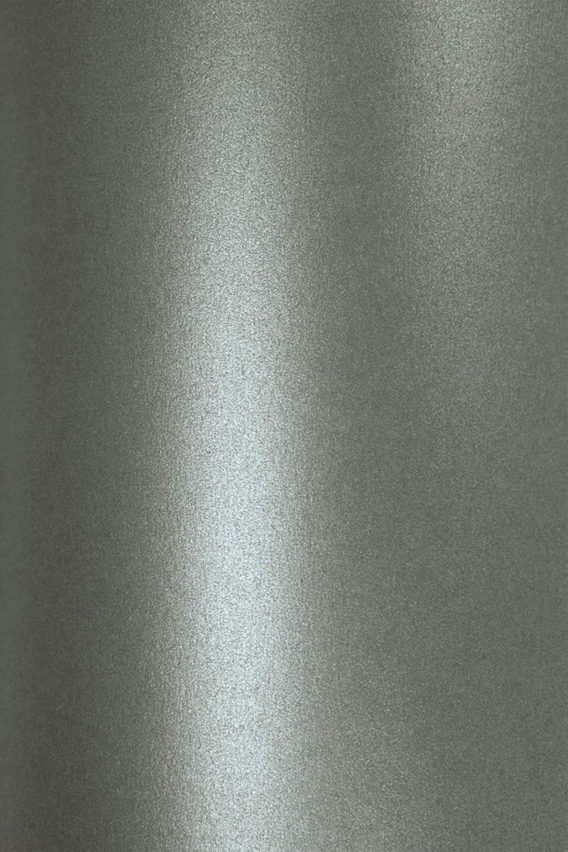 10 parelmoer donkergrijs 120g papier A4 210x297mm Aster Metallic Grey fijn glanzend effect voor bruiloft verjaardag kerst uitnodigingen