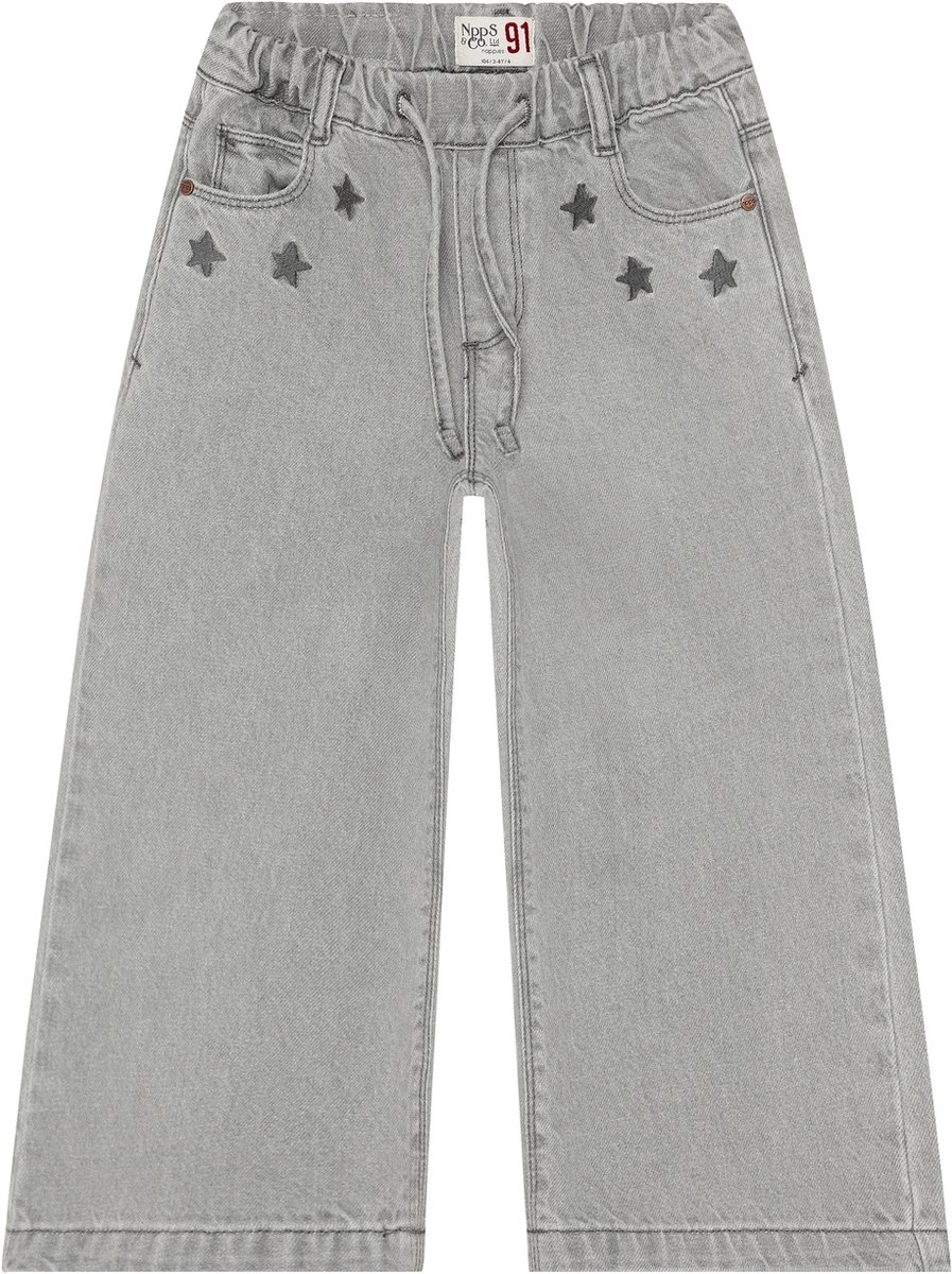 Noppies Jeans relaxed fit - Light Grey Denim - Maat 104