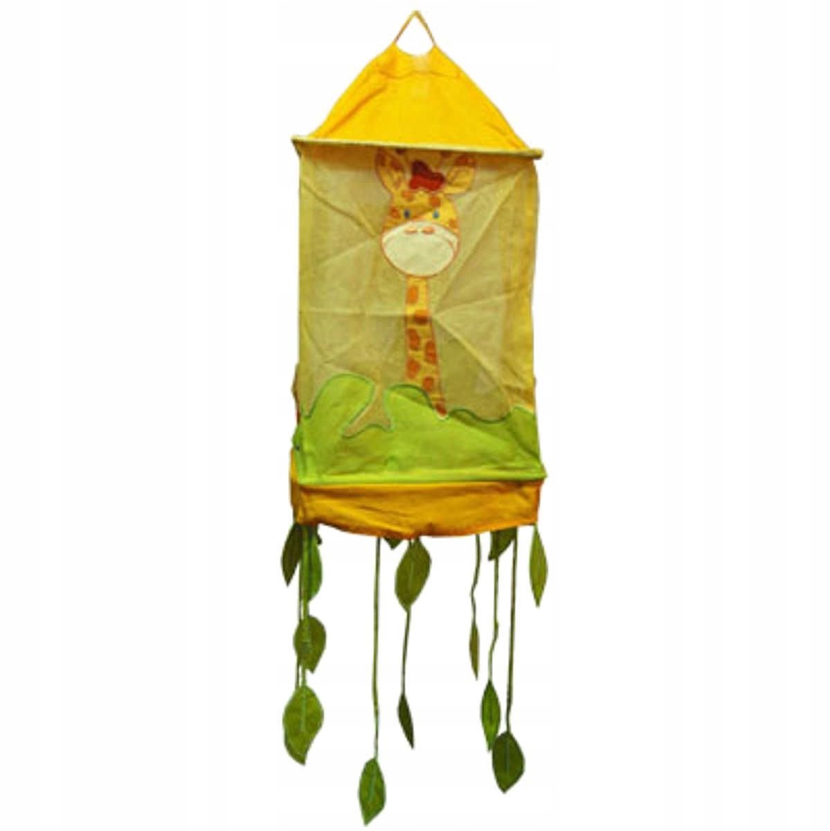 Sawanna Kinderhanglamp - Stoffen, Giraf Motief, Geel/Groen