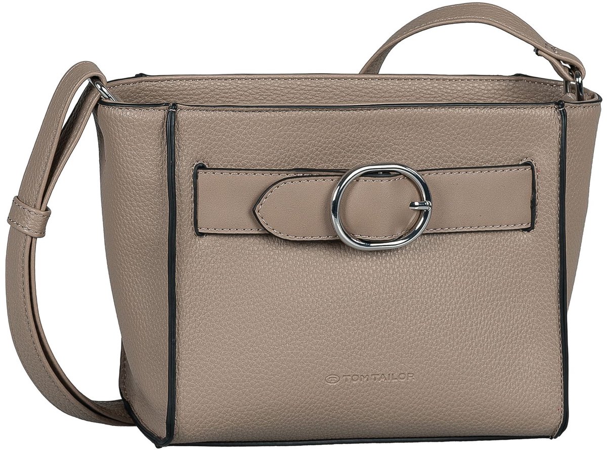 TOM TAILOR schoudertas Eliora Crossbody Bag Taupe