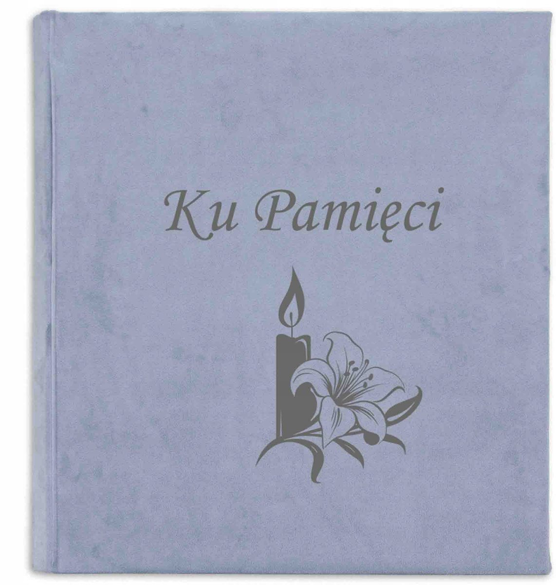 Afscheidsalbum Aksamit 28x31 cm, 80 Pagina's, Zwarte Kaarten